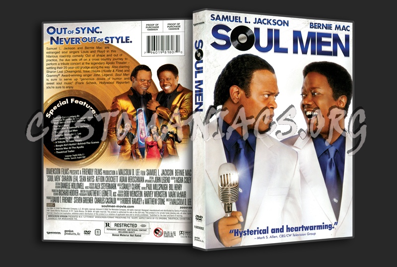 Soul Men dvd cover