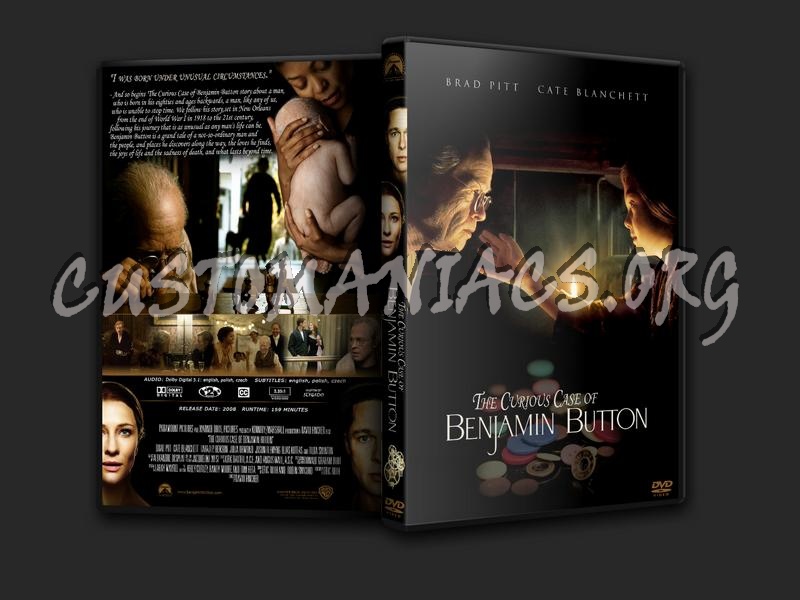 The Curious Case of Benjamin Button dvd cover