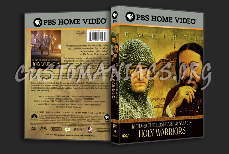 Richard the Lionheart & Saladin  Holy Warriors dvd cover