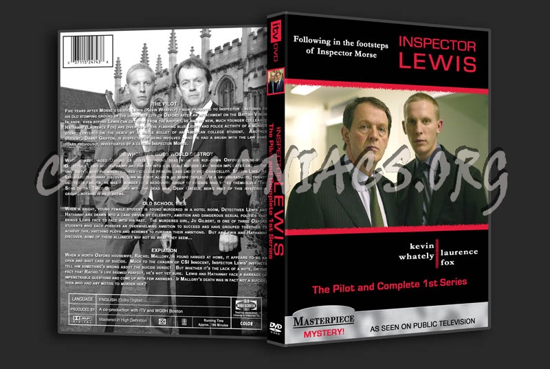Inspector Lewis Series 1 dvd cover