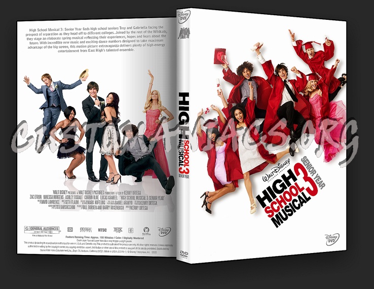 High School Musical 3 dvd cover
