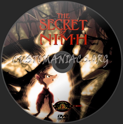 The Secret of NIMH dvd label