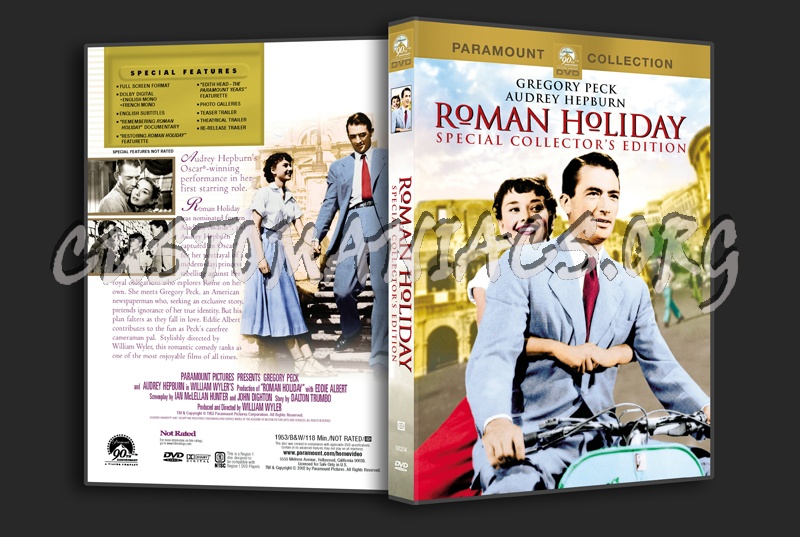 Roman Holiday dvd cover