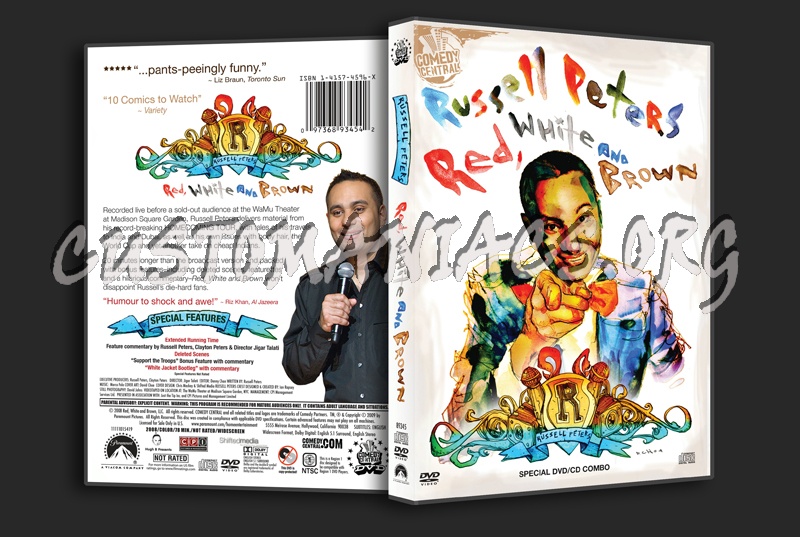 Russell Peters  Red, White and Brown dvd cover