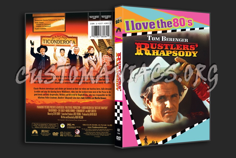 Rustlers' Rhapsody dvd cover