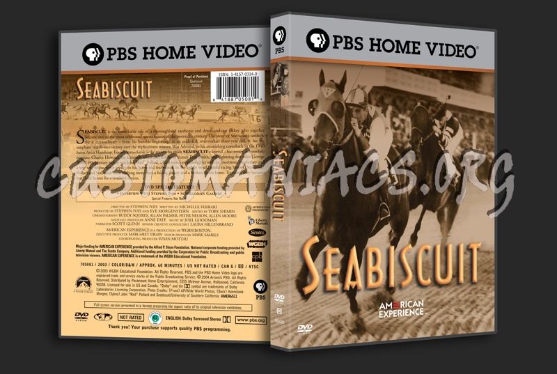 Seabiscuit dvd cover
