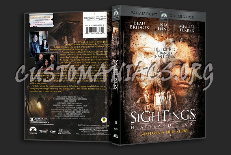 Sightings Heartland Ghost dvd cover