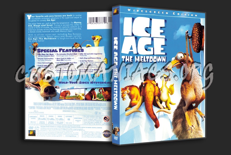 Ice Age The Meltdown dvd cover