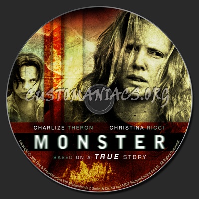Monster dvd label