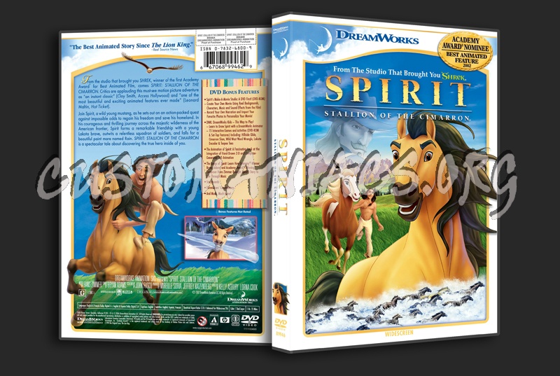 Spirit Stallion of the Cimarron dvd cover - DVD Covers & Labels by  Customaniacs, id: 55266 free download highres dvd cover