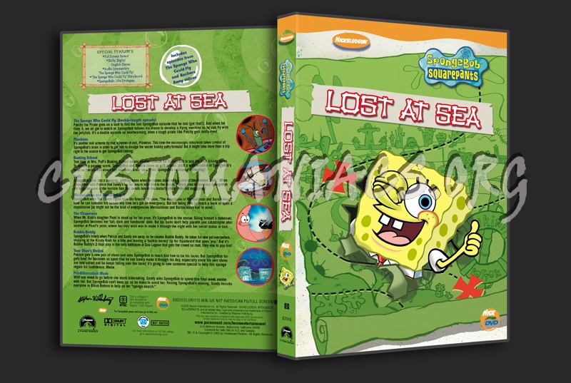 Spongebob Squarepants: Lost at Sea dvd cover