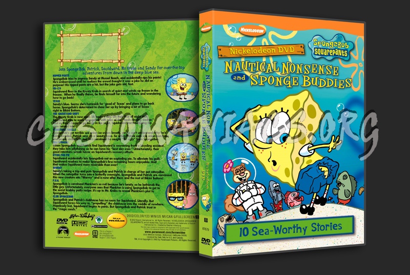 Spongebob Squarepants: Nautical Nonsense and Sponge Buddies dvd cover