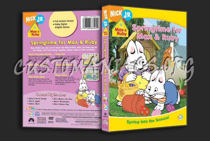 Springtime for Max & Ruby dvd cover