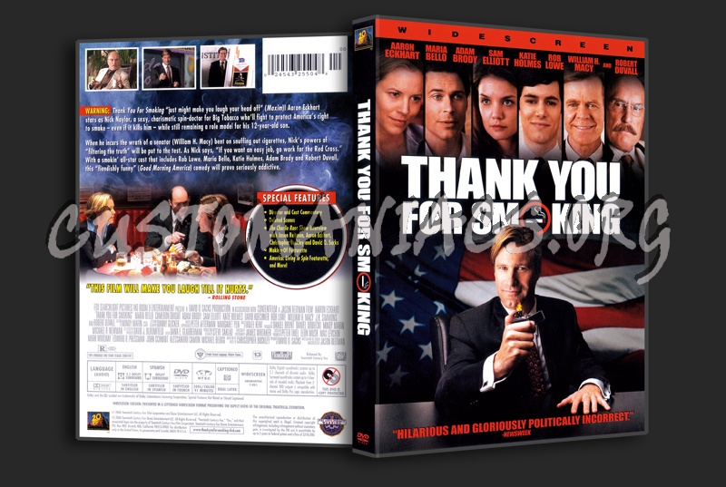 Thank you for Smoking dvd cover
