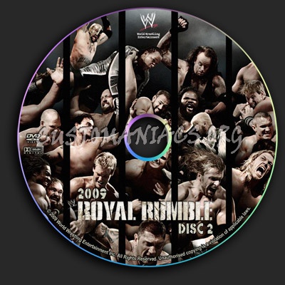 WWE - Royal Rumble 2009 dvd label