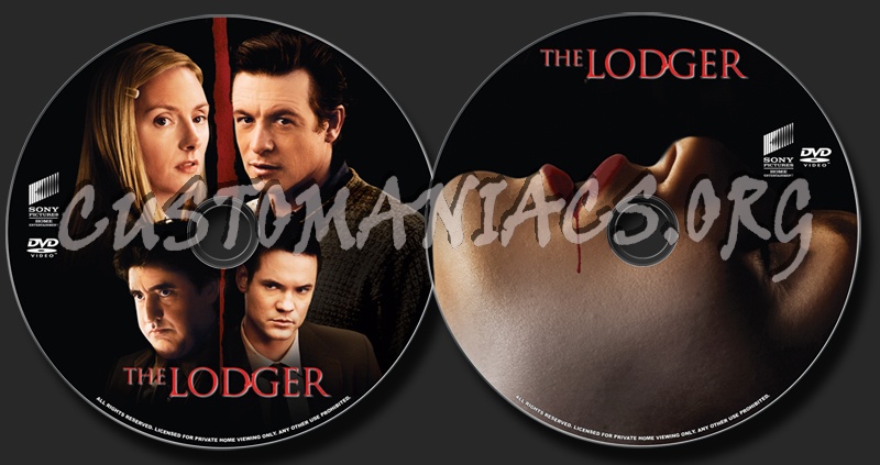 The Lodger dvd label