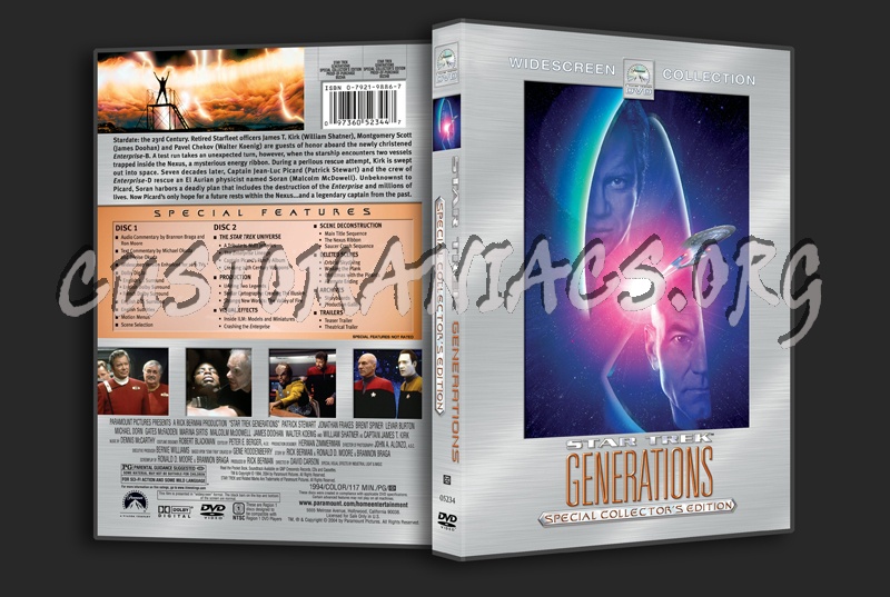 Star Trek VII Generations dvd cover