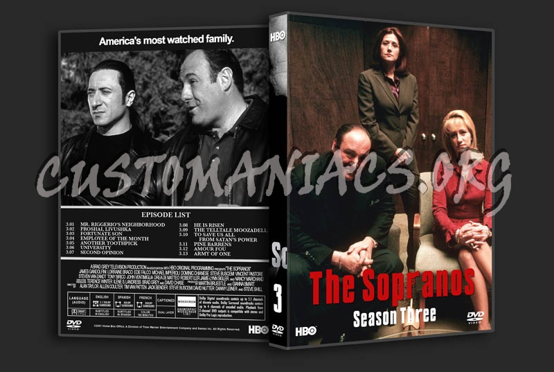 The Sopranos: Season 3 dvd cover
