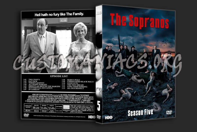 The Sopranos: Season 5 dvd cover