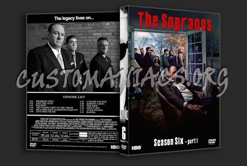The Sopranos: Season 6, part 1 dvd cover