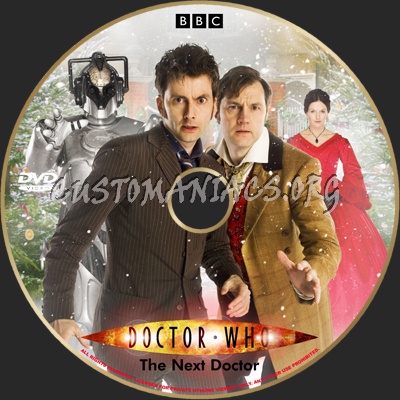 Doctor Who:The Next Doctor Christmas 2008 dvd label