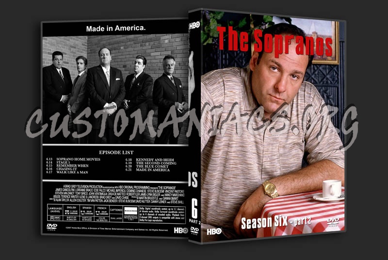 The Sopranos: Season 6, part 2 dvd cover