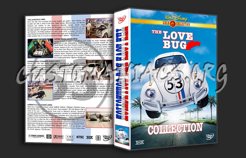 The Love Bug (Herbie) Collection dvd cover