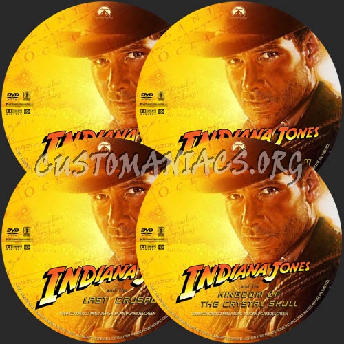 Indiana Jones Collection dvd label
