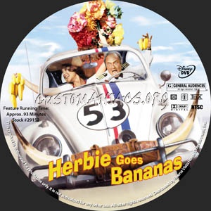 Herbie Goes Bananas dvd label