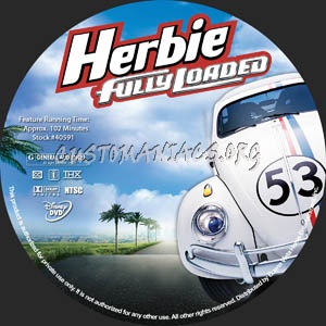 Herbie Fully Loaded dvd label