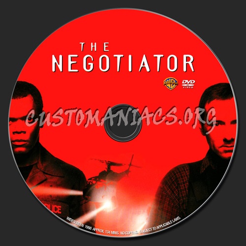 The Negotiator dvd label