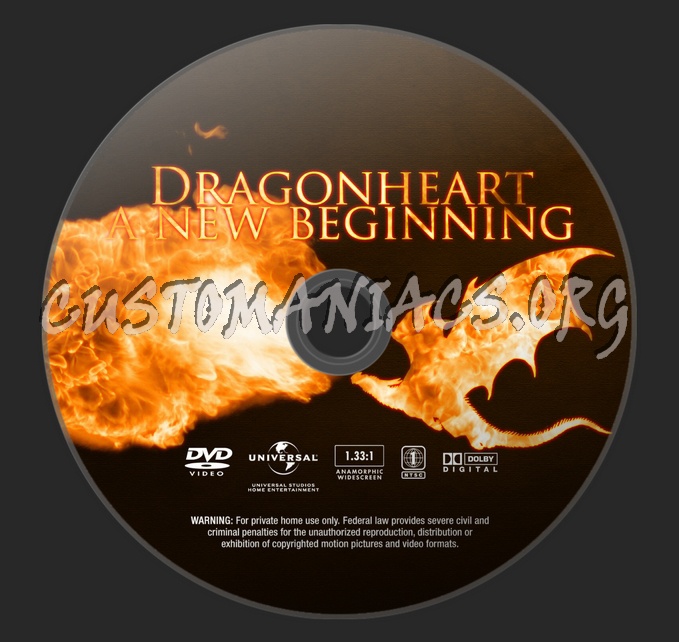 Dragonheart (Franchise Collection) dvd label