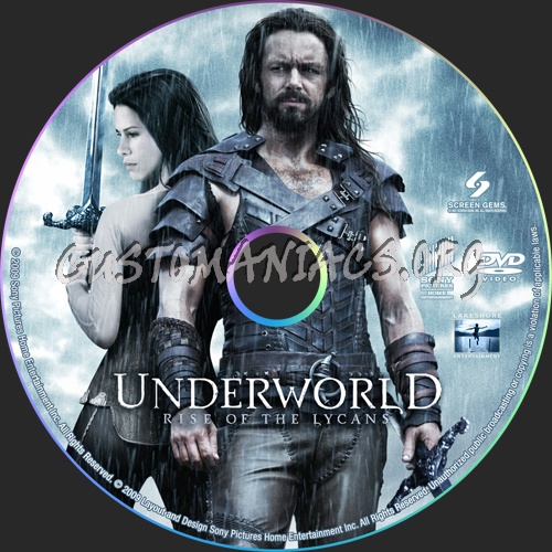 Underworld: Rise of the Lycans dvd label