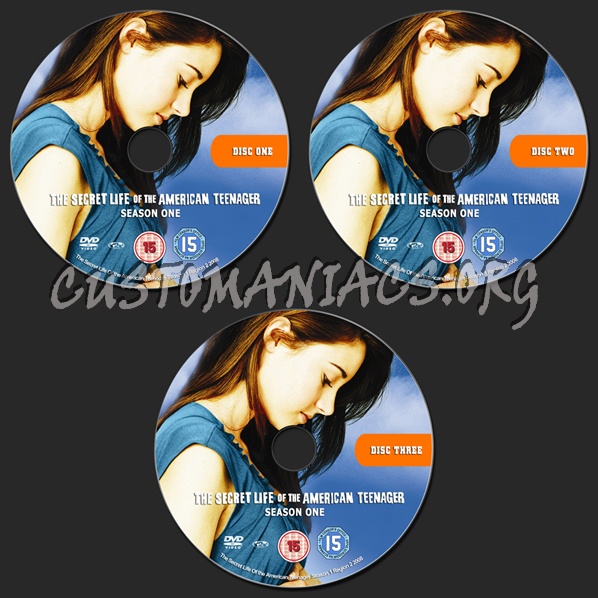 The Secret Life Of the American Teenager Season 1 dvd label