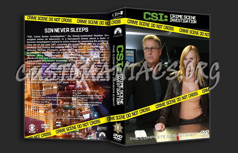 CSI Season 8 dvd cover