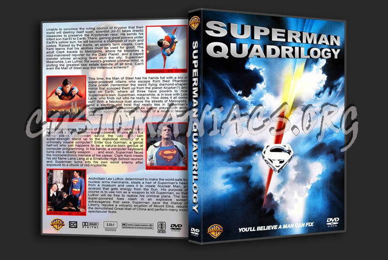 Superman 1-4 dvd cover