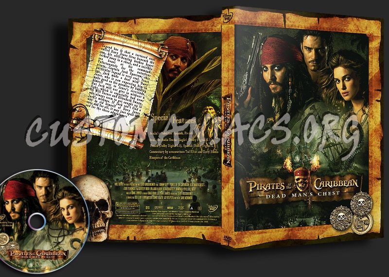 Pirates of the Caribbean Dead man's Chest dvd cover