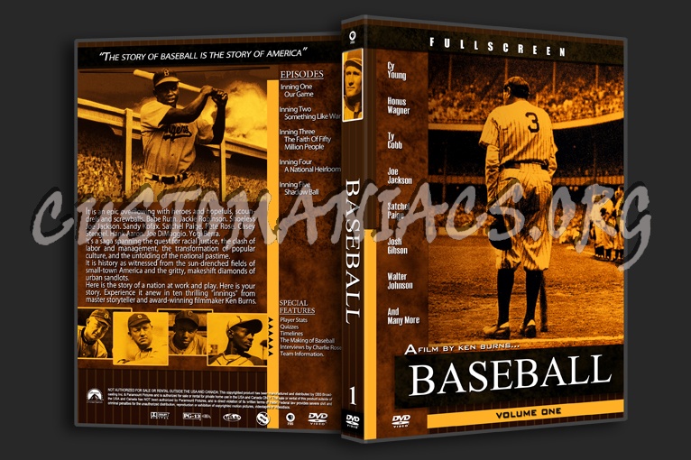 Baseball dvd cover