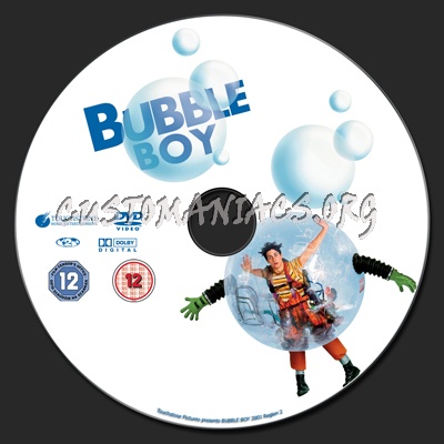 Bubble Boy dvd label