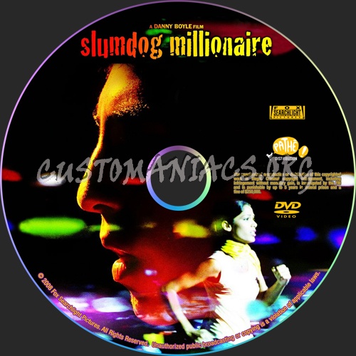 Slumdog Millionaire dvd label