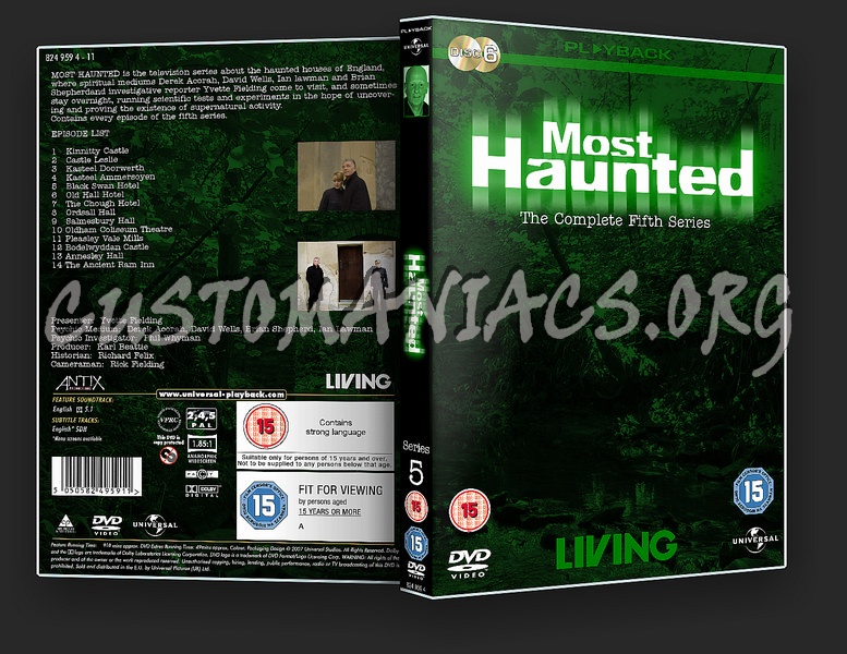 Most Haunted Series 5 dvd cover