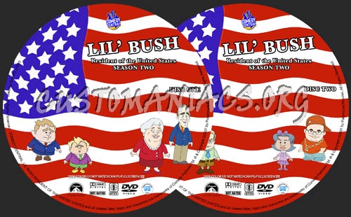 Lil' Bush Season 2 dvd label