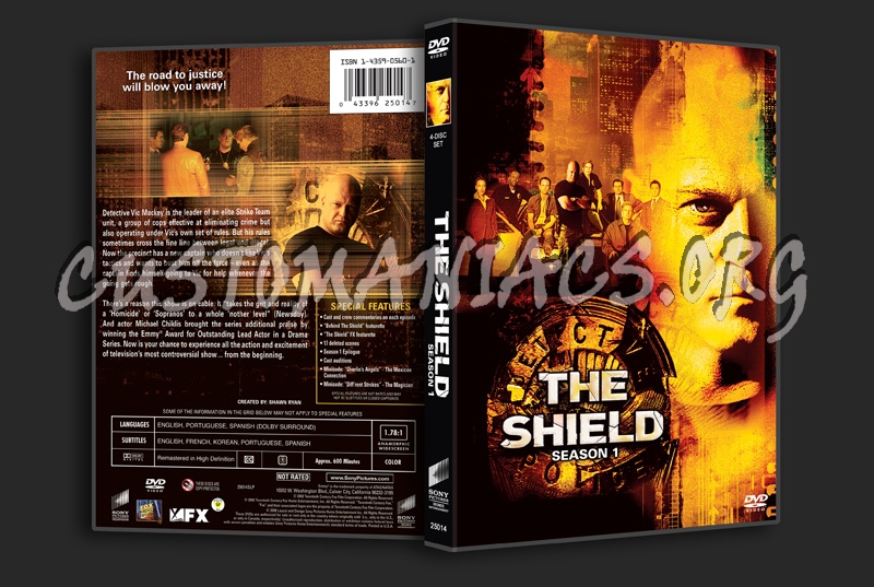 The Shield Season 1 dvd cover