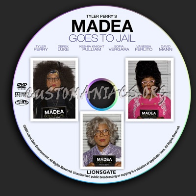 Madea Goes to Jail dvd label