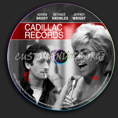 Cadillac Records dvd label