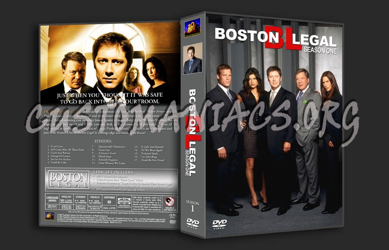 Boston Legal Season 1 dvd cover