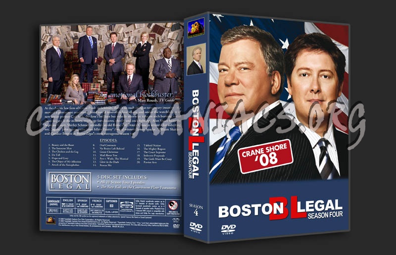 Boston Legal Season 4 dvd cover