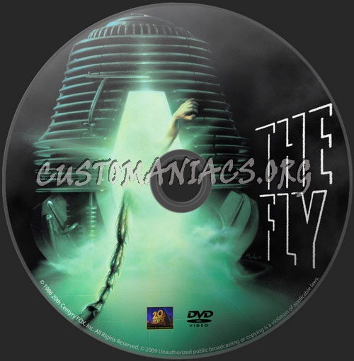The Fly dvd label