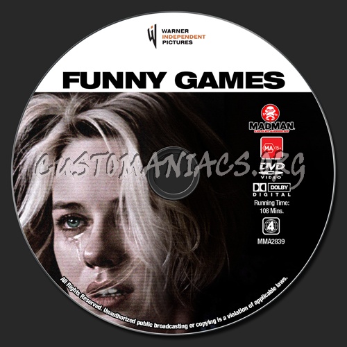 Funny Games dvd label