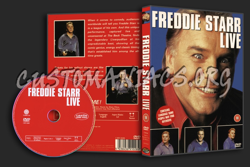 Freddie Starr Live dvd cover